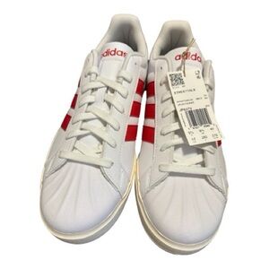 Adidas Men's STREETTALK in White and Red